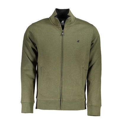 Sweatshirt by U.S. Grand Polo for men in cotton polyester green features a unrivaled silhouette with a refined and unrivaled detailing for a sophisticated look.