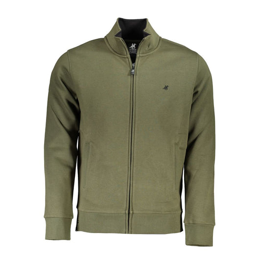 Sweatshirt by U.S. Grand Polo for men in cotton polyester green features a unrivaled silhouette with a refined and unrivaled detailing for a sophisticated look.