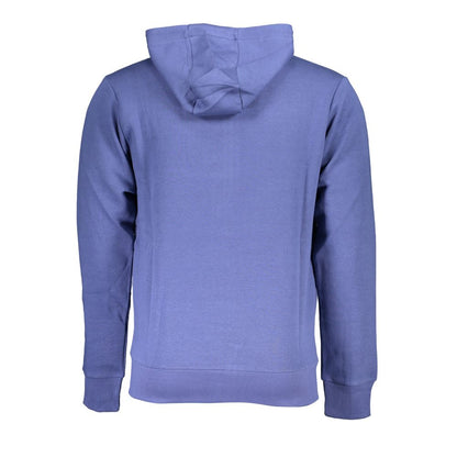 Hooded Sweatshirt by U.S. Grand Polo for men in cotton polyester blue features an exquisite silhouette, showcasing and details for a exquisite look.