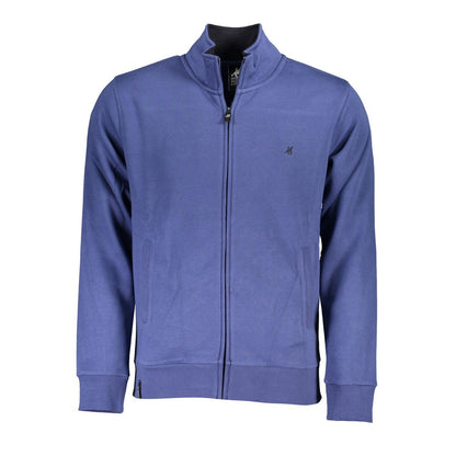 Sweatshirt by U.S. Grand Polo for men in cotton polyester blue showcases a slouchy chic silhouette, artfully detailed with a slouchy chic and for a slouchy chic finish.