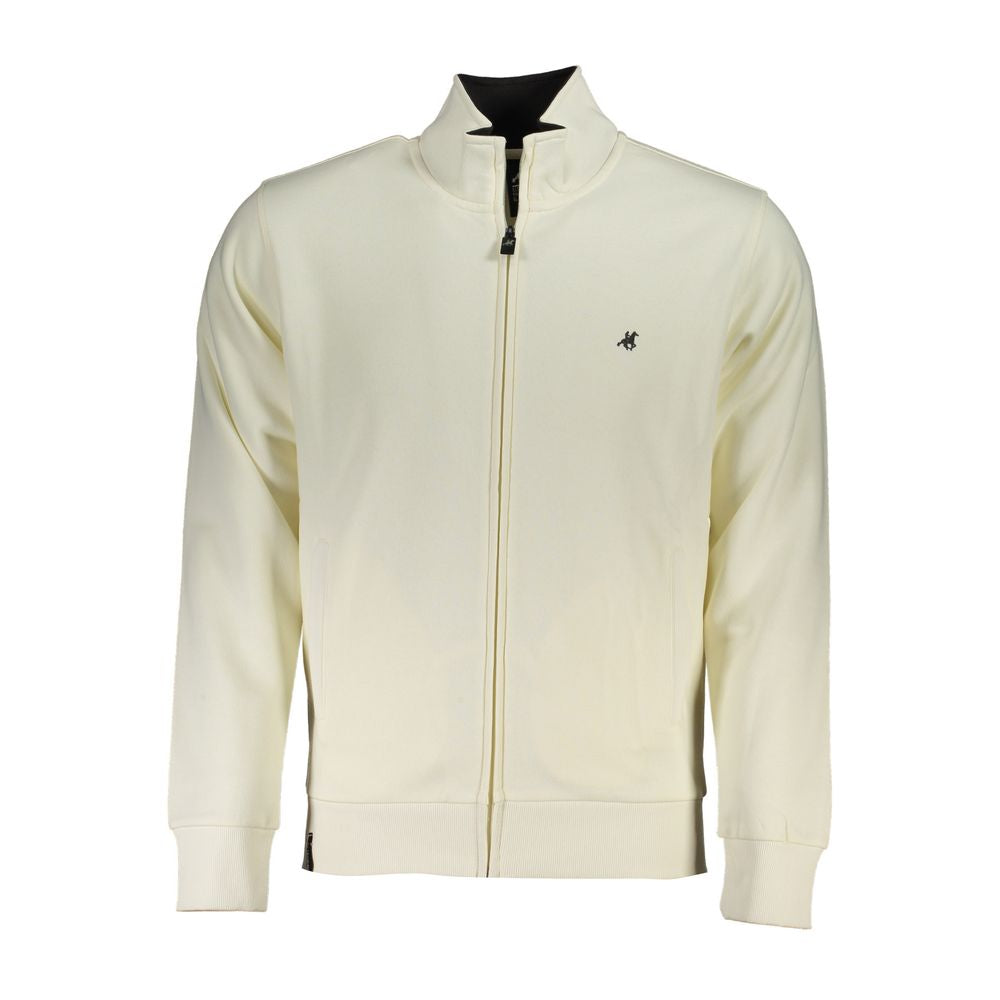 Sweatshirt by U.S. Grand Polo for men in cotton polyester blue & white presents a smart casual silhouette, featuring a smart casual and for a sophisticated look.