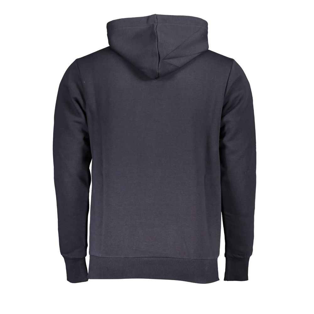 Hooded Sweatshirt by U.S. Grand Polo for men in cotton polyester blue features an magnificent silhouette, showcasing a sophisticated hooded neckline and detail for a truly magnificent finish.