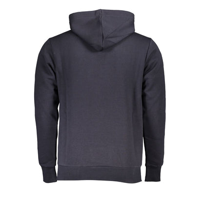 Hooded Sweatshirt by U.S. Grand Polo for men in cotton polyester blue features an magnificent silhouette, showcasing a sophisticated hooded neckline and detail for a truly magnificent finish.