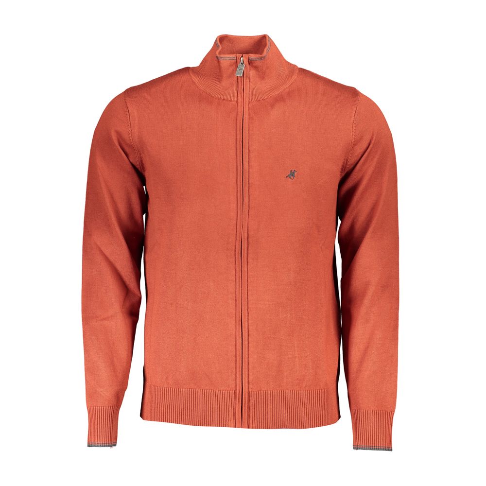 Cardigan by U.S. Grand Polo for men in nylon & viscose bronze presents a textural silhouette, artfully finished with a textural and for a sophisticated, textural look.