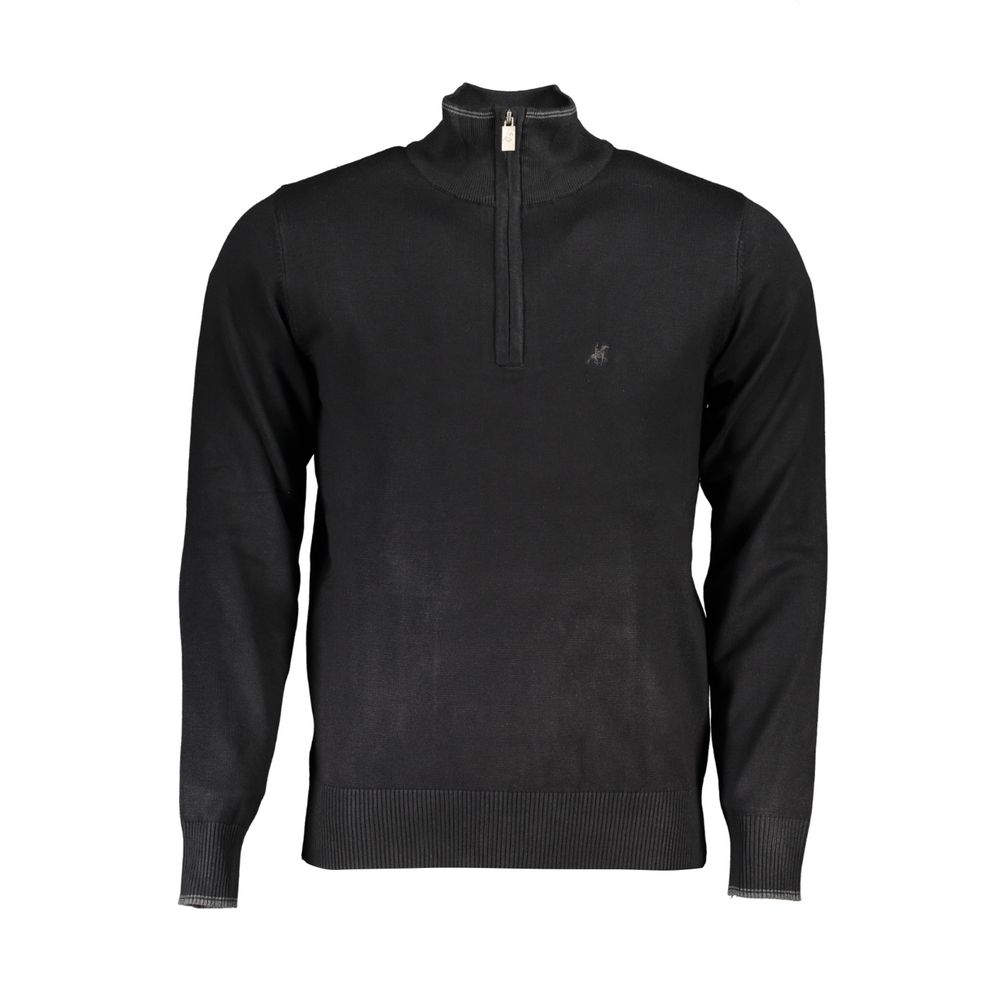 Sweatshirt by U.S. Grand Polo for men in nylon & viscose black features a unrivaled silhouette with a refined and unrivaled detailing for a sophisticated look.