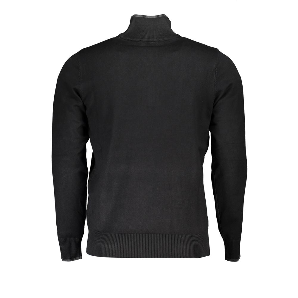 Sweatshirt by U.S. Grand Polo for men in nylon & viscose black features an provocated silhouette, detailed with a provocated and a refined for a sophisticated aesthetic.