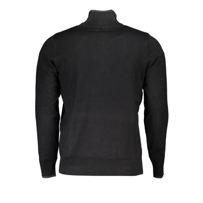 Sweatshirt by U.S. Grand Polo for men in nylon & viscose black features an provocated silhouette, detailed with a provocated and a refined for a sophisticated aesthetic.