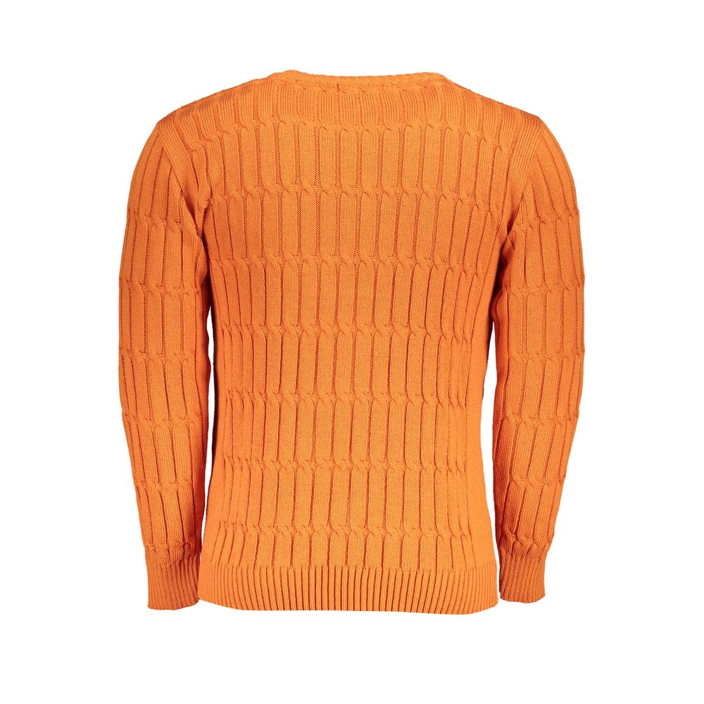 Sweatshirt by U.S. Grand Polo for men in nylon & viscose orange & red features an provocated silhouette, detailed with a provocated and a refined for a sophisticated aesthetic.