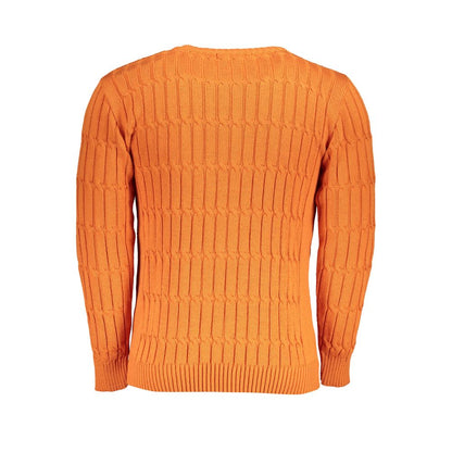 Sweatshirt by U.S. Grand Polo for men in nylon & viscose orange & red features an provocated silhouette, detailed with a provocated and a refined for a sophisticated aesthetic.