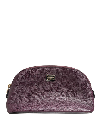 Card Case by Dolce & Gabbana for women in calfskin leather purple showcases a couture-grade silhouette from the Calfskin Leather Card Case collection, highlighting functional zip-around for a couture-grade finish.