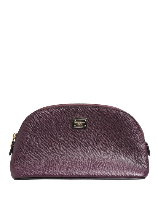 Card Case by Dolce & Gabbana for women in calfskin leather purple showcases a couture-grade silhouette from the Calfskin Leather Card Case collection, highlighting functional zip-around for a couture-grade finish.