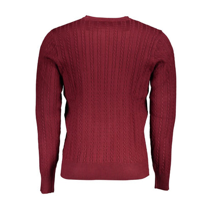 Sweatshirt by U.S. Grand Polo for men in nylon & viscose red features an exquisite silhouette, showcasing and details for a exquisite look.