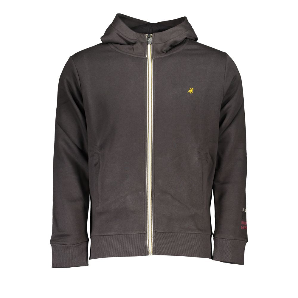 Hooded Sweatshirt Hoodie by U.S. Grand Polo for men in cotton polyester gray & print showcases a city-ready silhouette, artfully detailed with a signature hooded neckline and for a city-ready finish.