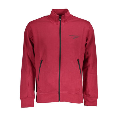 Sweatshirt by U.S. Grand Polo for men in cotton polyester red & print features a unrivaled silhouette with a refined and unrivaled detailing for a sophisticated look.