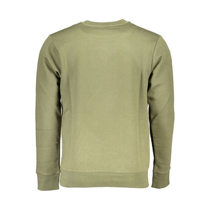 Sweatshirt by U.S. Grand Polo for men in cotton polyester blue & green features a unrivaled silhouette with a refined crew neckline and unrivaled detailing for a sophisticated look.