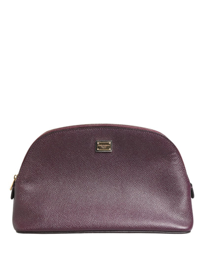 Card Case by Dolce & Gabbana for women in calfskin leather black & purple features a refined silhouette, showcasing the elegant lines of the Calfskin Leather Card Case alongside premium zip-around for a refined finish.