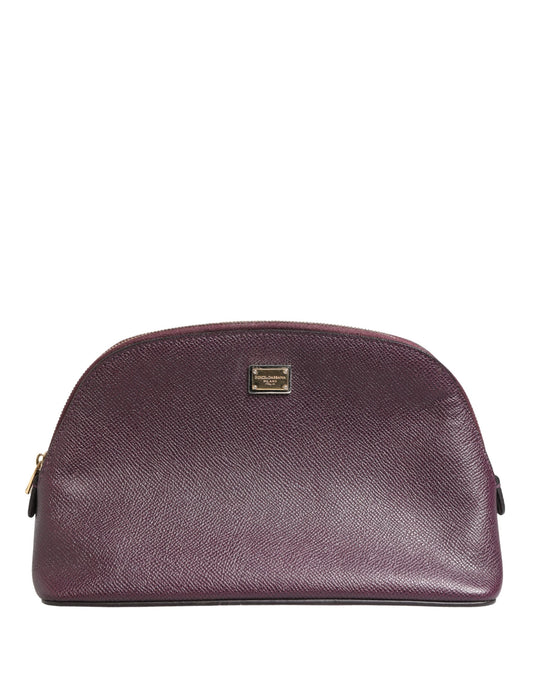 Card Case by Dolce & Gabbana for women in calfskin leather black & purple features a refined silhouette, showcasing the elegant lines of the Calfskin Leather Card Case alongside premium zip-around for a refined finish.