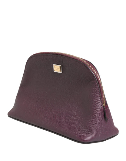 Card Case by Dolce & Gabbana for women in calfskin leather black & purple showcases a couture-grade silhouette from the Calfskin Leather Card Case collection, highlighting functional zip-around for a couture-grade finish.