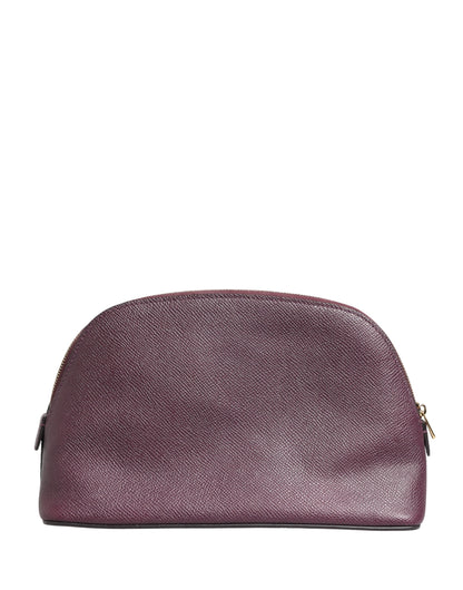 Card Case by Dolce & Gabbana for women in calfskin leather black & purple features an refined design, elegantly showcasing the refined Calfskin Leather Card Case aesthetic while integrating sophisticated zip-around.