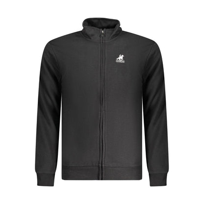 Sweatshirt by U.S. Grand Polo for men in cotton polyester black features an exquisite silhouette, showcasing and details for a exquisite look.