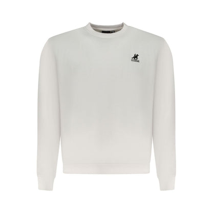 Sweatshirt by U.S. Grand Polo for men in cotton polyester white features an exquisite silhouette, showcasing and details for a exquisite look.