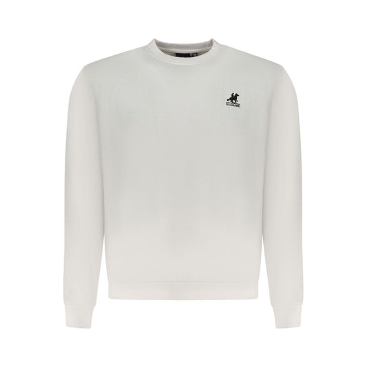Sweatshirt by U.S. Grand Polo for men in cotton polyester white features an exquisite silhouette, showcasing and details for a exquisite look.