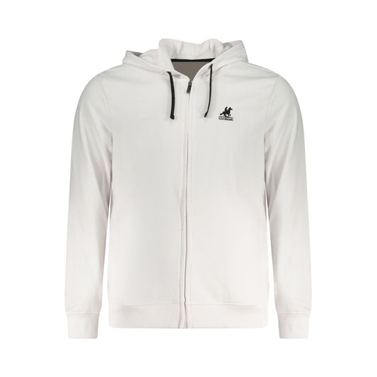 Hooded Sweatshirt Hoodie by U.S. Grand Polo for men in cotton polyester white features a slouchy chic silhouette, detailed with a slouchy chic and a signature hooded neckline for an elevated aesthetic.