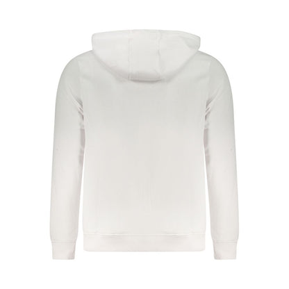 Hooded Sweatshirt Hoodie by U.S. Grand Polo for men in cotton polyester white features an luminous silhouette, showcasing a sophisticated and for a truly luminous look.