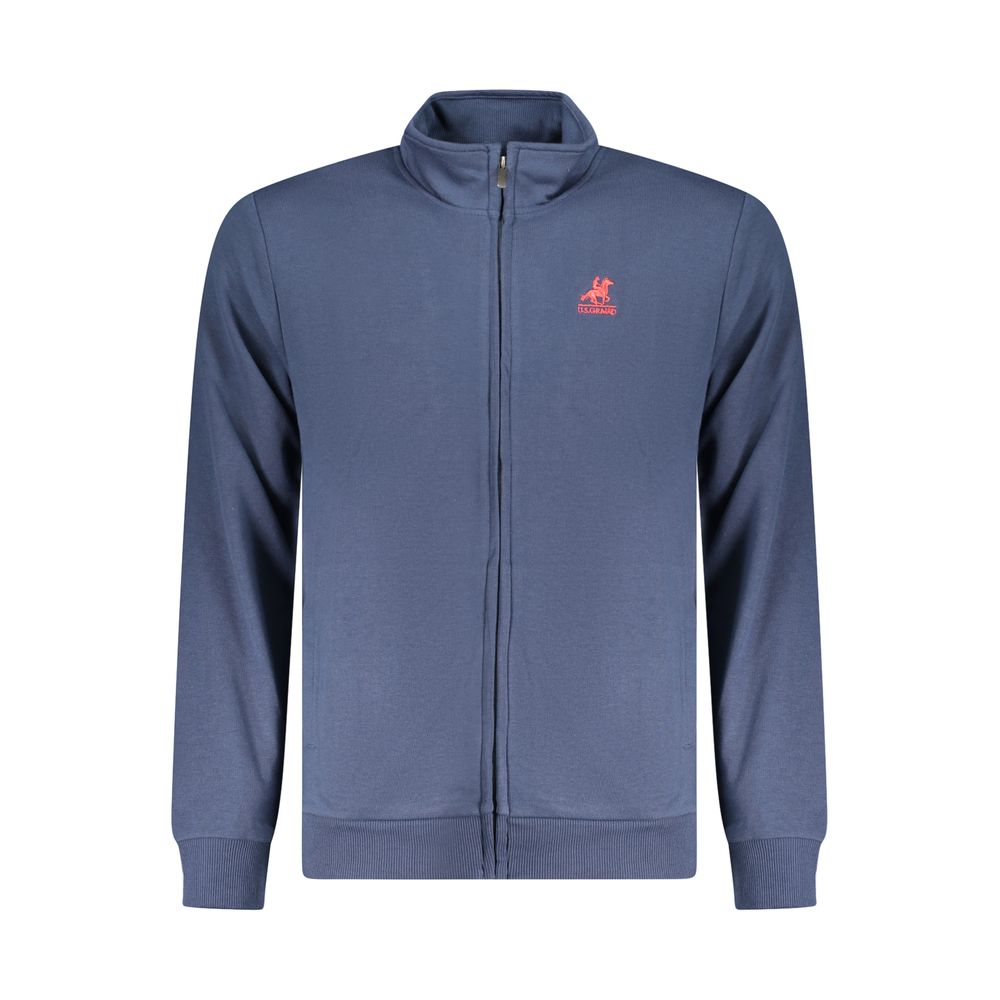 Sweatshirt by U.S. Grand Polo for men in cotton polyester blue features an enviable silhouette, showcasing a premium and refined for a truly enviable finish.