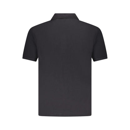 Polo Shirt by U.S. Grand Polo for men in cotton black presents a crisp silhouette, artfully detailed with a crisp and crisp .