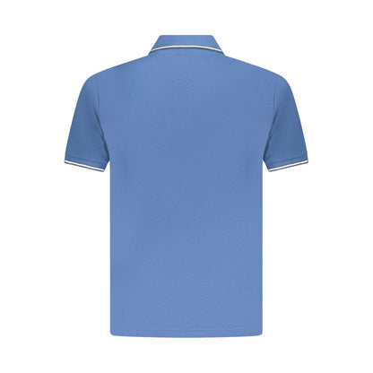 Polo Shirt by U.S. Grand Polo for men in cotton blue & signature features a eye catching silhouette, showcasing a refined and for a eye catching finish.