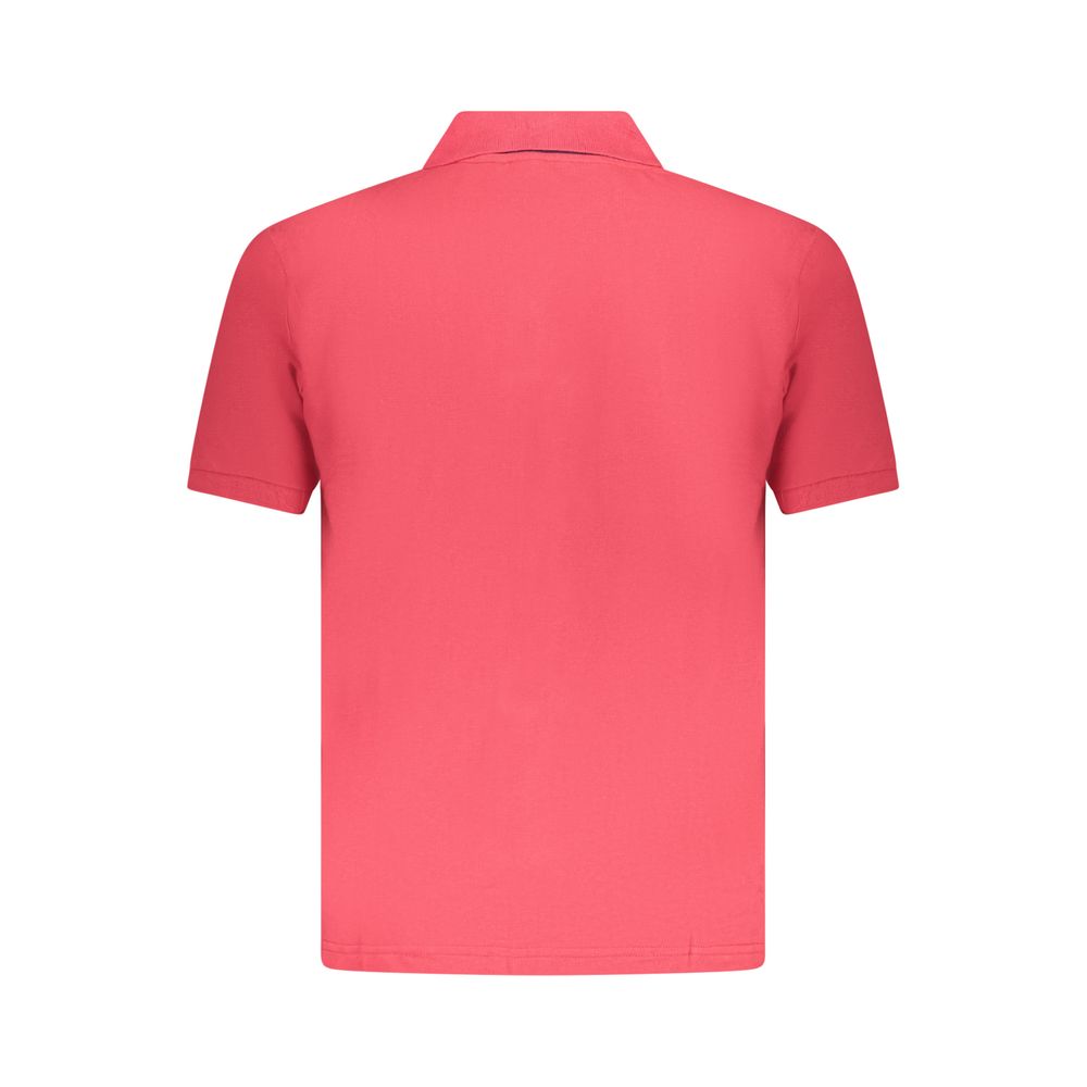 Polo Shirt by U.S. Grand Polo for men in cotton green & red features a eye catching silhouette, showcasing a refined and for a eye catching finish.