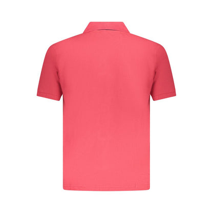 Polo Shirt by U.S. Grand Polo for men in cotton green & red features a eye catching silhouette, showcasing a refined and for a eye catching finish.