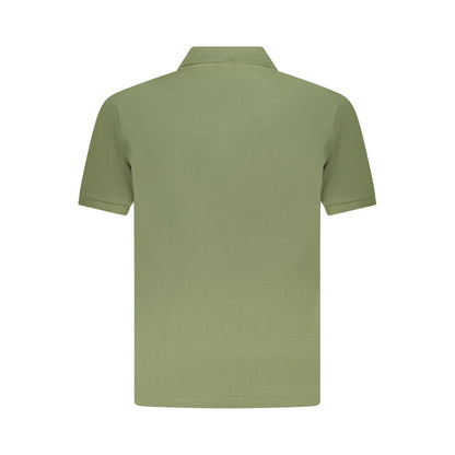 Polo Shirt by U.S. Grand Polo for men in cotton green & signature presents a distinguished silhouette, showcasing a sophisticated and distinguished for a truly distinguished finish.