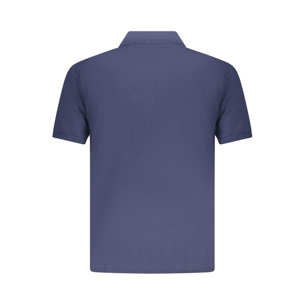 Polo Shirt by U.S. Grand Polo for men in cotton blue & signature presents a sleek silhouette, featuring a refined and for a sleek finish.