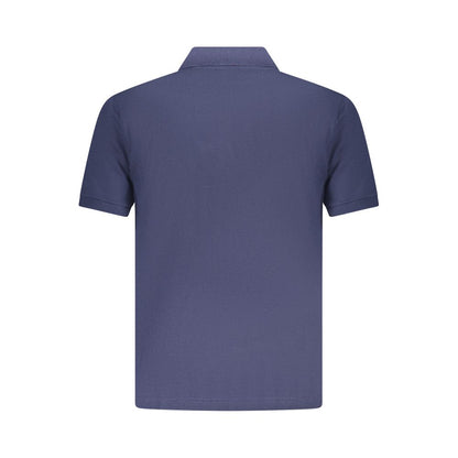 Polo Shirt by U.S. Grand Polo for men in cotton blue & signature presents a sleek silhouette, featuring a refined and for a sleek finish.