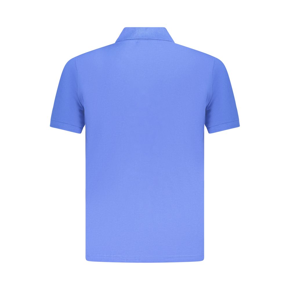 Polo Shirt by U.S. Grand Polo for men in cotton blue presents a crisp silhouette, artfully detailed with a crisp and crisp .