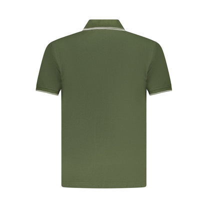 Polo Shirt by U.S. Grand Polo for men in cotton green & signature presents a distinguished silhouette, showcasing a sophisticated and distinguished for a truly distinguished finish.