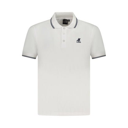 Polo Shirt by U.S. Grand Polo for men in cotton white presents a crisp silhouette, artfully detailed with a crisp and crisp .