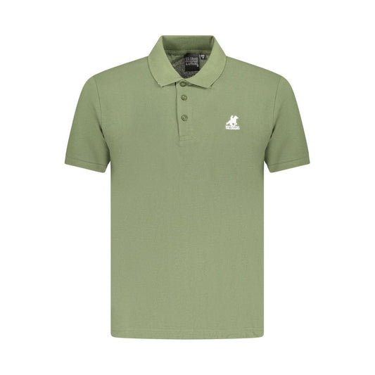 Polo Shirt by U.S. Grand Polo for men in cotton green & signature showcases a enviable silhouette, featuring a refined and short-sleeve for a enviable finish.