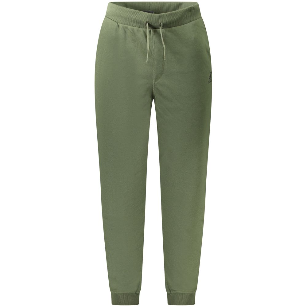 Joggers by U.S. Grand Polo for men in cotton polyester green & signature features an refined tailoring silhouette, showcasing a premium athletic with a and long cut for a refined tailoring look.
