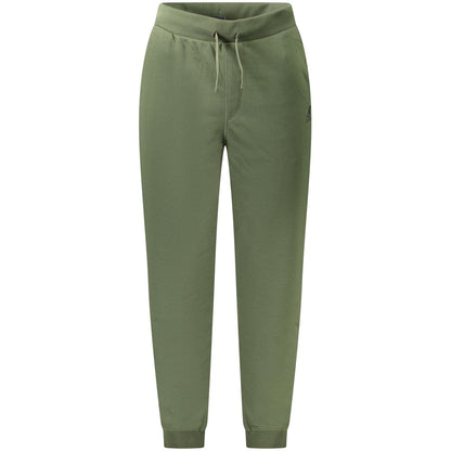 Joggers by U.S. Grand Polo for men in cotton polyester green & signature features an refined tailoring silhouette, showcasing a premium athletic with a and long cut for a refined tailoring look.