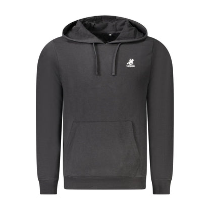 Hooded Sweatshirt Hoodie by U.S. Grand Polo for men in cotton polyester black features a edgy silhouette, detailed with a edgy hooded neckline and for a refined finish.