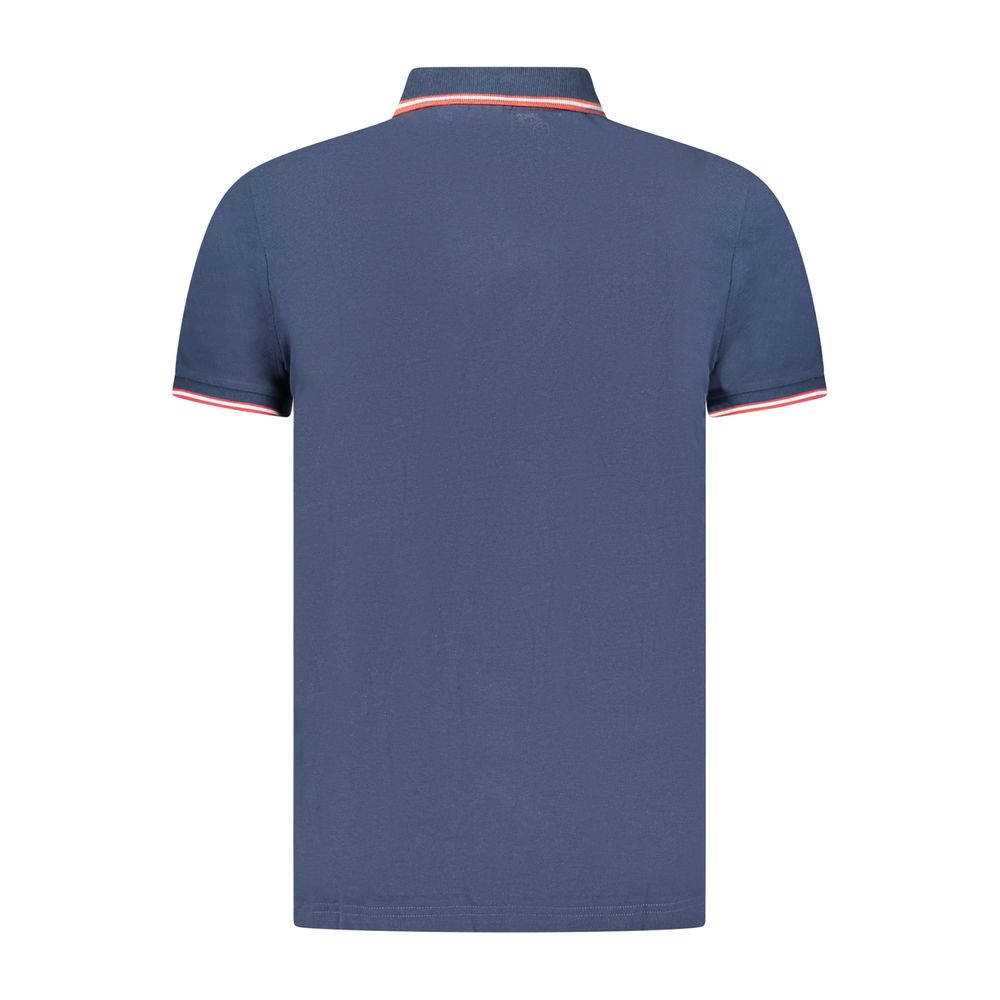 Polo Shirt by U.S. Grand Polo for men in cotton blue & signature features a eye catching silhouette, showcasing a refined and for a eye catching finish.