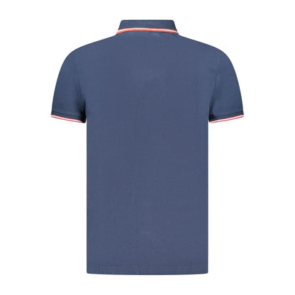 Polo Shirt by U.S. Grand Polo for men in cotton blue & signature features a eye catching silhouette, showcasing a refined and for a eye catching finish.