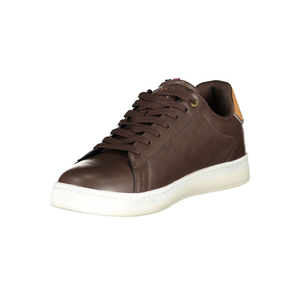 U.S. Grand Polo Men's Athletic Polyester & Polyurethane Sneakers - Brown