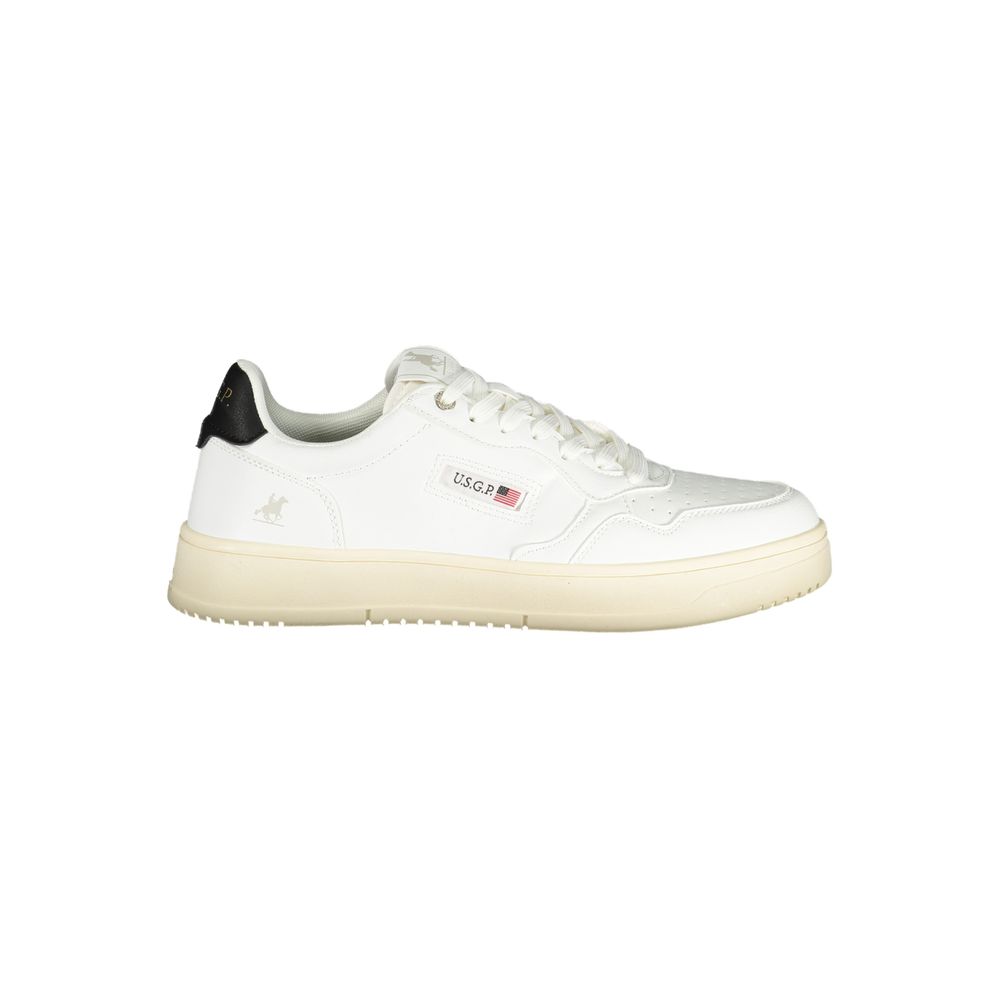 Athletic Sneakers U.S. Grand Polo men polyester & polyurethane white featuring a avant-garde Men's Athletic Polyester & Polyurethane Sneakers design with a avant-garde athletic style for a refined finish.