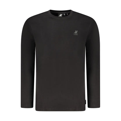 Polo Shirt by U.S. Grand Polo for men in cotton black & print presents a crisp silhouette, artfully detailed with a crisp and crisp crew neckline.