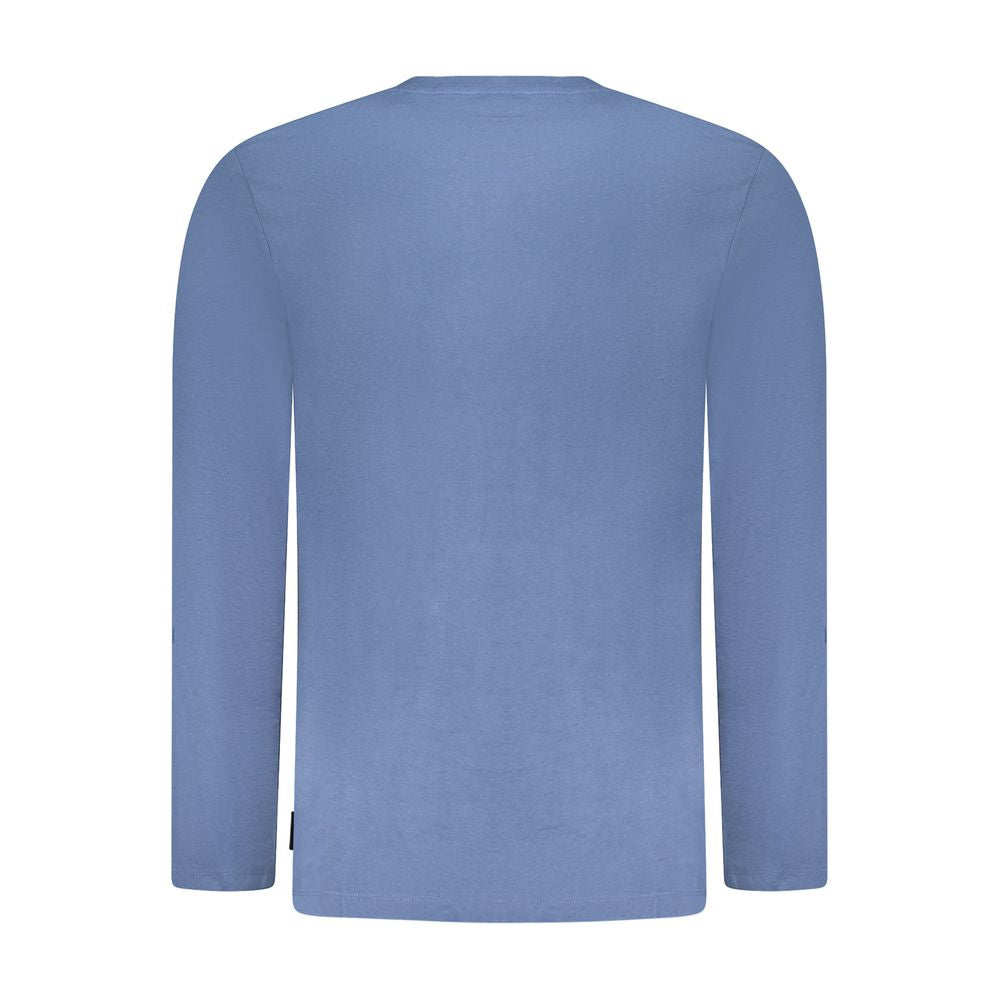 T-Shirt by U.S. Grand Polo for men in cotton blue & print showcases a dramatic silhouette, elegantly detailed with a dramatic and for a truly dramatic finish.