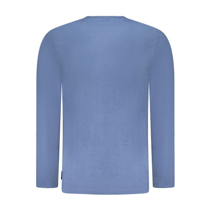 T-Shirt by U.S. Grand Polo for men in cotton blue & print showcases a dramatic silhouette, elegantly detailed with a dramatic and for a truly dramatic finish.